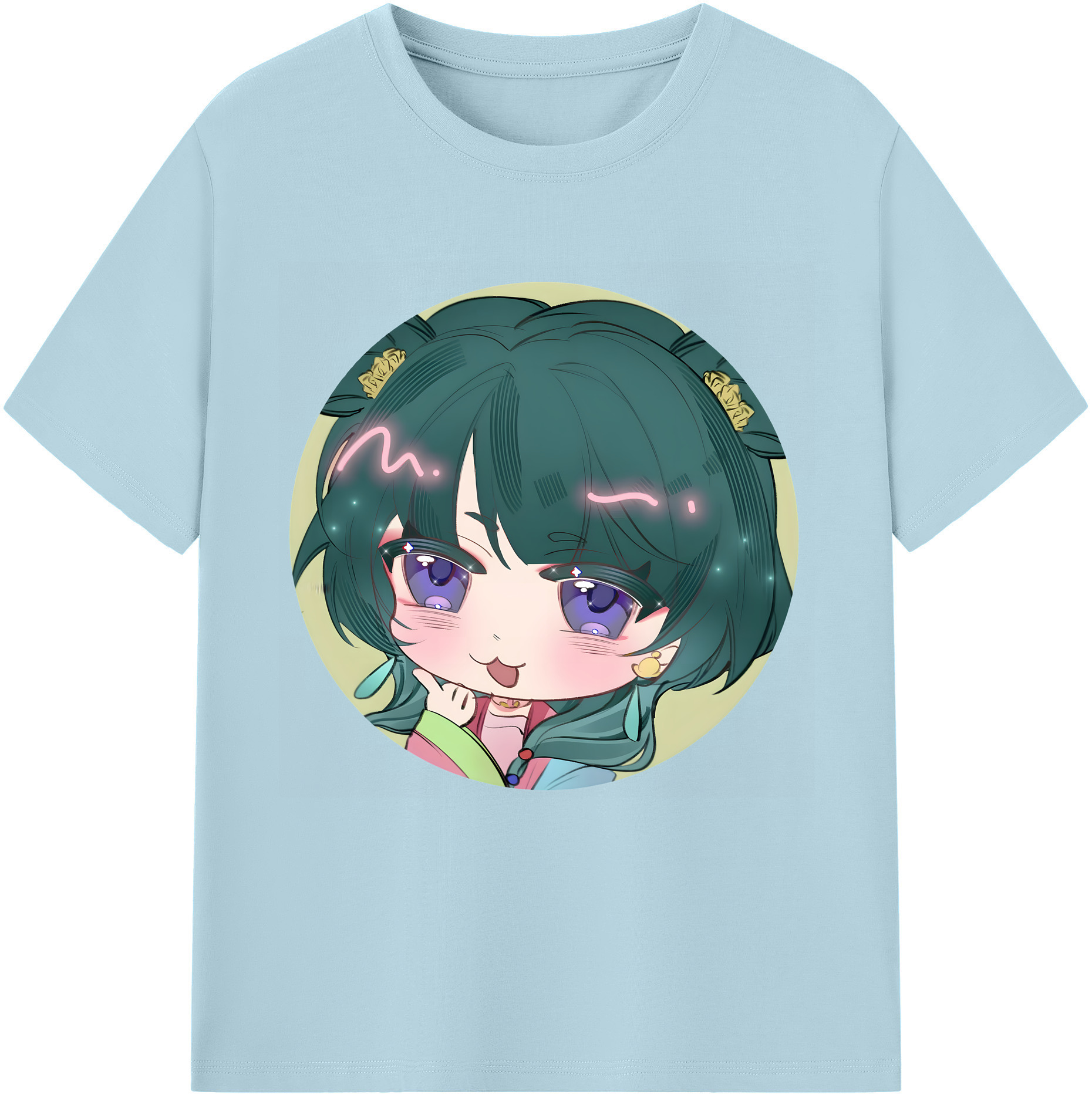 （画像用） 薬屋のひとりごと The Apothecary Diaries 綿100％半袖Tシャツ（フロントプリント）